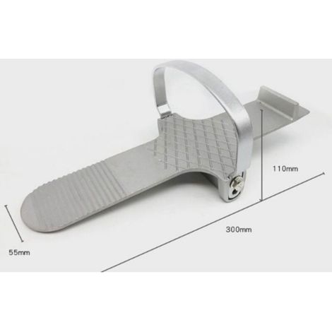 Lève plaque manuel - - Ergonomique - Charge max 30 kg - 30x11x5.5 cm - Gris - Confort optimal (1/4)