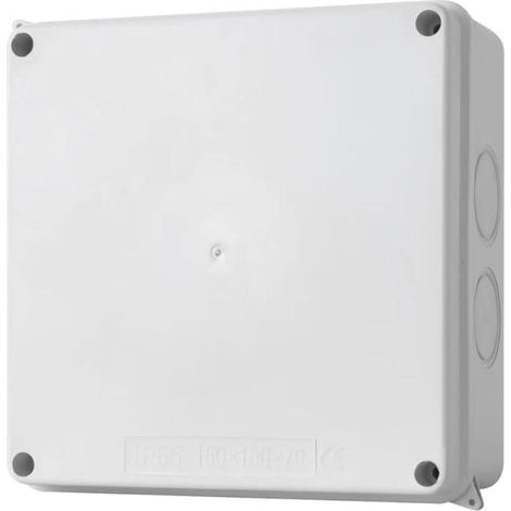 Caja de Empalme sin cono y Derivación Estanca de Superficie Blanco 150x150x70 mm
