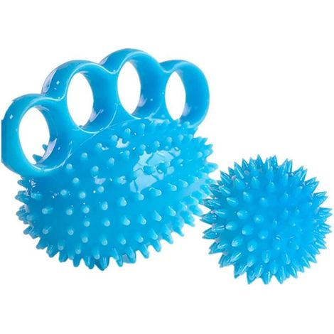 EASYCOMFORT Cercle de force des doigts de la main 2 (balle de poignée de hérisson à quatre doigts + balle de poignée de hérisson souple) (1/3)
