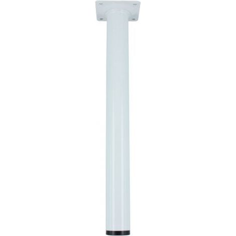PIEDINO ACCIAIO D. 30 X H 200 MM BIANCO 4 PZ