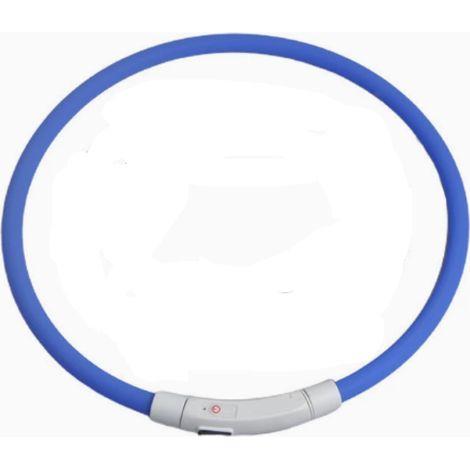 1 Collier LED, rechargeable USB, 3 modes, TPU étanche, réglable 70cm, chiens chats (1/5)