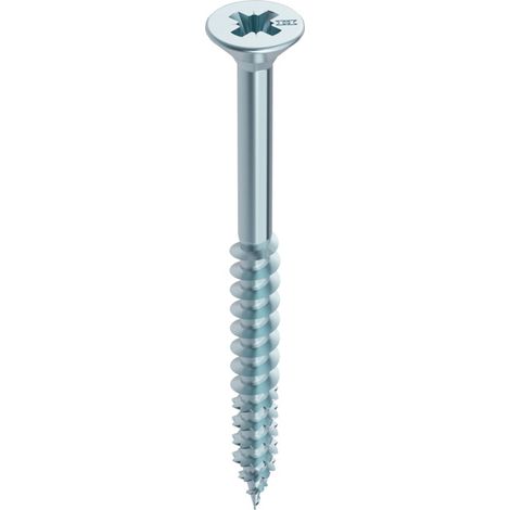 Vis tete fraisée, filetage partiel PZ - HECO-FIX-plus SeKo PZD 5,0x100 zn-bl TG HP (Par 100) (1/3)
