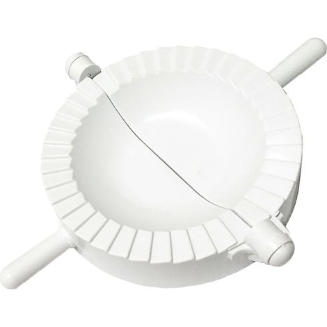 Empanada Press - Half Moon Dough Cutter with Crimped Edges - Food-Grade Plastic - Dishwasher Safe - 7 cm - 1 Piece (1/4)