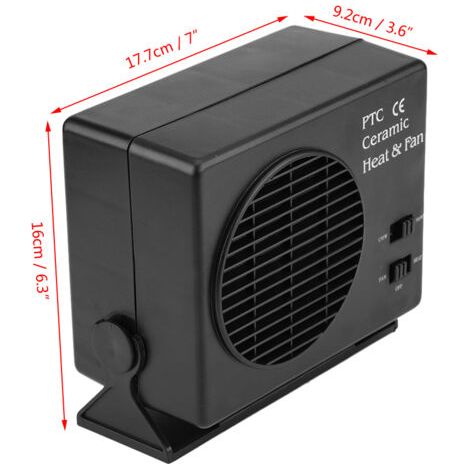 Chauffage de Voiture 12 V 200 W - Chauffage Rapide et Portable - Ventilateur de Chauffage - Dégivreur de Pare-Brise (1/4)