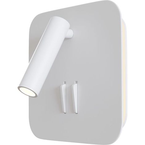 Applique Da Parete Moderno Ios 176 Alluminio Bianco Luce Led Integrato 10W (1/4)