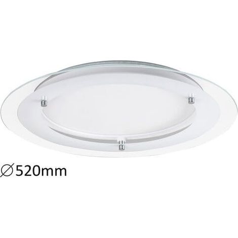 Plafonnier encastré LED 52cm 22W blanc rond Rabalux