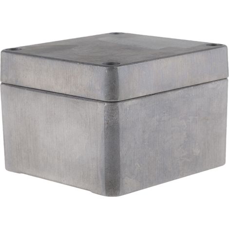Boîtier RS PRO en Fonte d'aluminium, 75 x 80 x 57mm, Argent IP66 ( Prix pour 1 ) (1/3)