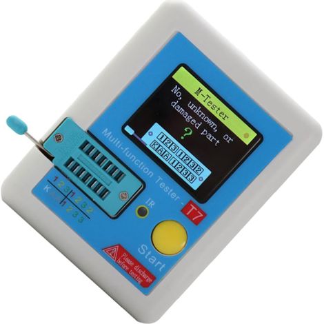 Testeur Numérique Professionnel T7 Écran Couleur, Mesure De Résistance, Capacimètre, Inductancemètre Multifonction Pour Diagnostics Électroniques (1/5)