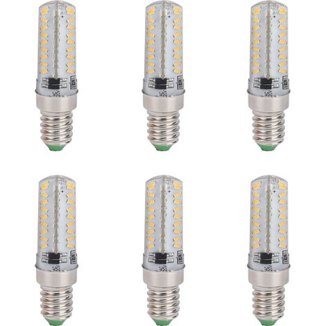 de 6 ampoules LED 72 LED culot E14 5 W silicone pour (1/5)