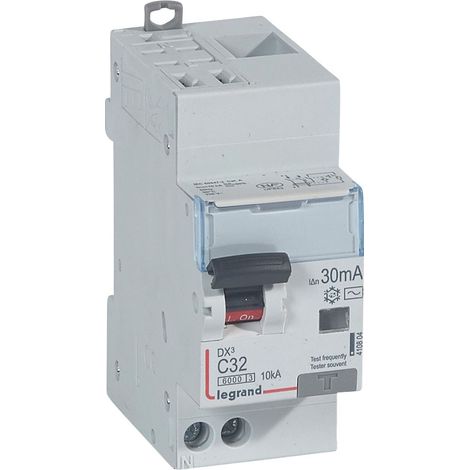 Differentieel Automaat DX3 1P+N Karakteristiek C 32A 30mA 6kA - LEG410804
