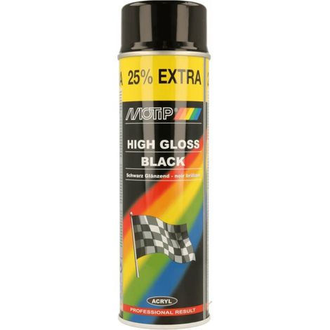 Hochglänzendes Schwarzes Aerosol, 500 ml