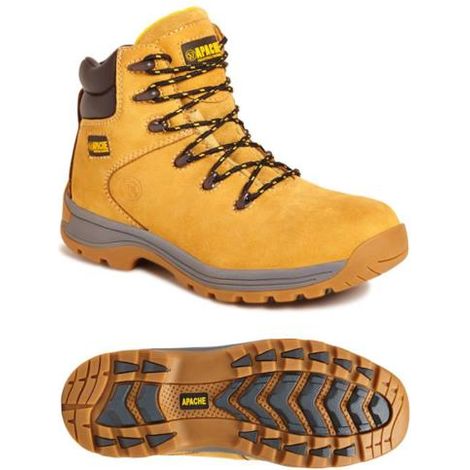 APACHE AP314CM WHEAT SAFETY BOOTS UK9
