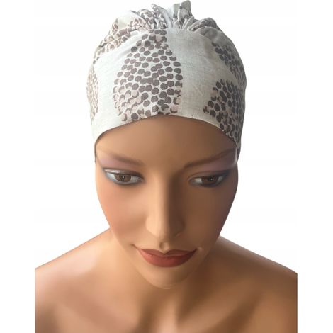 Pañuelo de mujer Tess x-19 de viscosa, turbante de primavera, también para después de la quimioterapia. (1/5)
