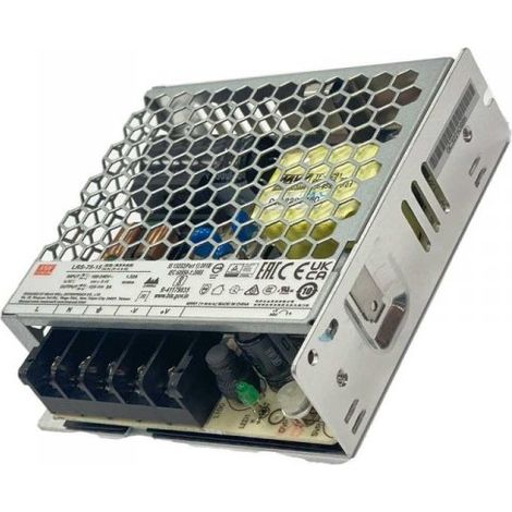 MW MEAN WELL LRS-75-15 Alimentatore Trasformatore 75W 15V 5A IP20 Input 220V e 110V