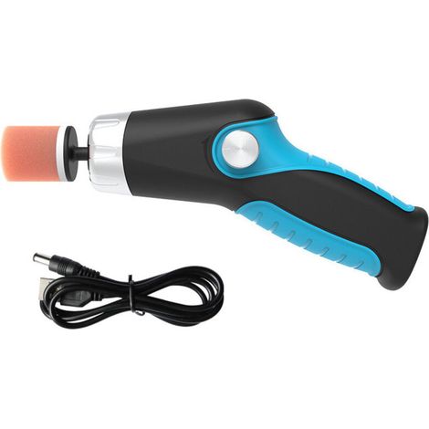 Yctze Machine de beauté de Voiture Mini Polisseuse de Voiture électrique Machine de Dissolvant de Rayures de Voiture Vitesse Machine de beauté de Voiture Rechargeable (Blue Lithium.