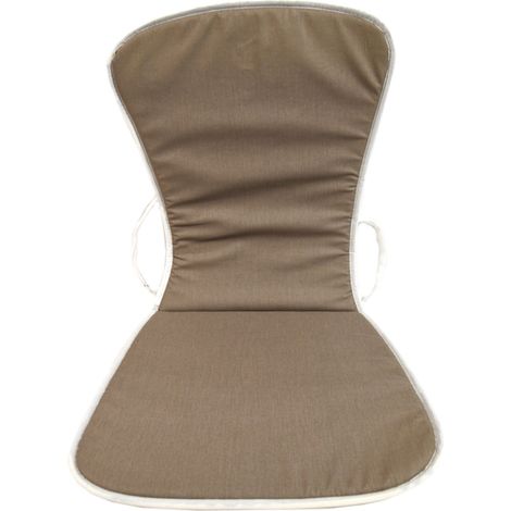 Cuscino per sedie poltrone con schienale alto da esterno interno Action -  Tan