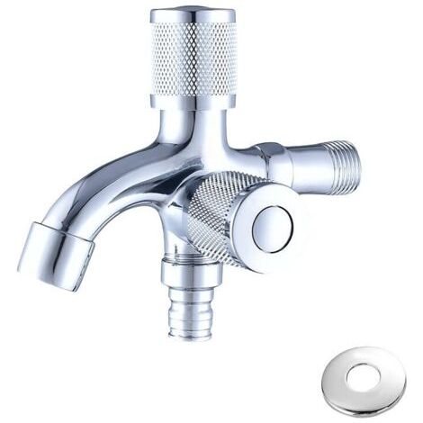 Green Mobility-Robinet d'eau , mitigeur simple à deux niveaux, robinet refroidisseur, double bec G1/2 - Conception antidérapante (1/2)