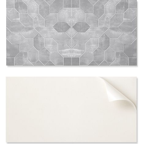 Azulejos de vinilo autoadhesivos para cocina con dise帽o de mosaico hexagonal, 10x40x20 cm.
