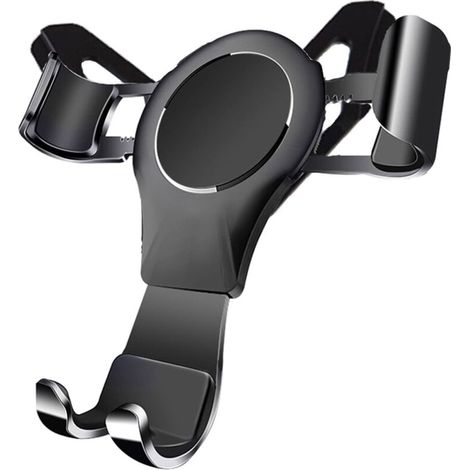 Car Mobile Phone Holder for Audi A1 8X 2010-2018, Car Phone Holder Gravity Auto Hatchback Lock Stable Without Jitter Hatchback Ventilation Slots Aluminium Alloy Black