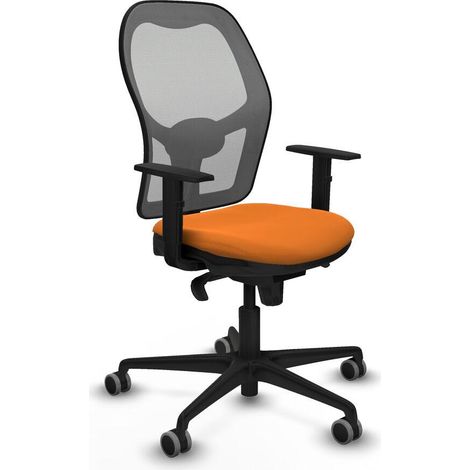 Piqueras y Crespo Jorquera Chaise de bureau orange ergonomique