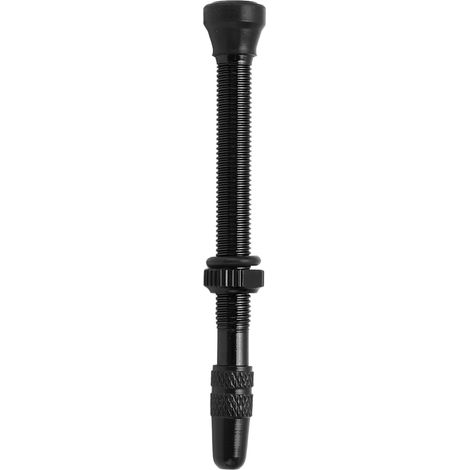 60mm VTT Tige de Valve Presta Alliage Aluminium Extension Valve Tubeless Vide Accessoire Vélo Noir (1/5)