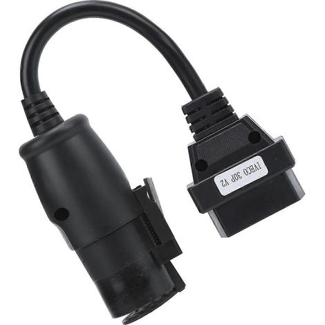 OBD2 30-Pin-auf-16-Pin-Diagnosekabeladapter, 250 mm/9,8 Zoll Länge, Ersatz für IVECO-Lkw