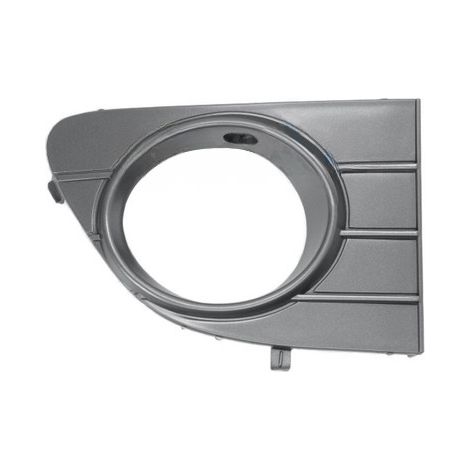 Grille de pare-choc avant inférieure droite grise foncée avec trou anti-brouillard - Fiat Punto Evo depuis 2009