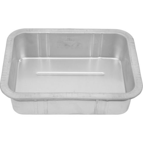 Bac de vidange d'huile étanche, portable et universel, en métal, 5 L-Crezuo (1/5)