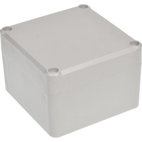 Boîtier RS PRO en ABS, 81.95 x 79.95 x 55mm, Gris IP67, Blindé ( Prix pour 1 ) (1/3)