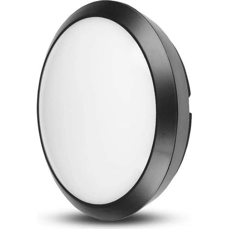 Plafonnier LED 12W IP66 détecteur noir 3000K 840lm (1/5)