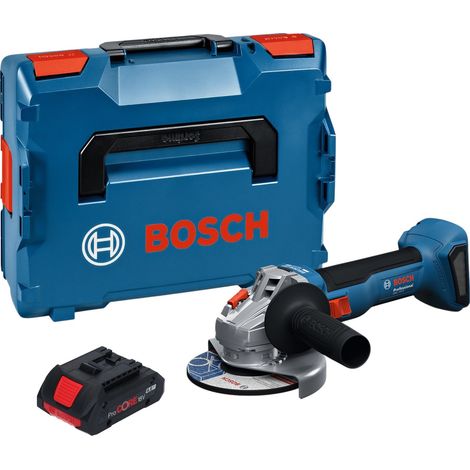 Bosch GWS 18V-8 Smerigliatrice angolare professionale a batteria 18 V 125 mm Brushless + 1x batteria ProCORE 4,0 Ah + L Boxx - senza caricabatteria