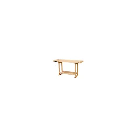 Banco de trabajo de madera de 1,50 m x 1,50 m x 0,50 m x 0,82 m, 28 kg OUTIFRANCE