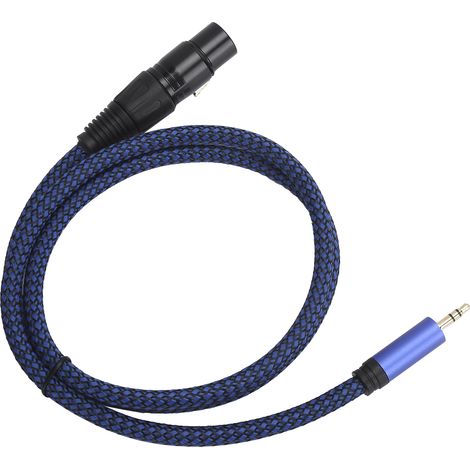 Câble de signal symétrique JORINDO XLR femelle vers jack 3,5 mm câble de connexion microphone XLR vers jack 3,5 mm cordon JD6033 – 1 m (1/5)