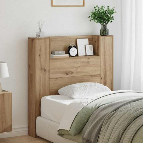vidaXL Tête de lit Chêne artisanal Bois d'ingénierie