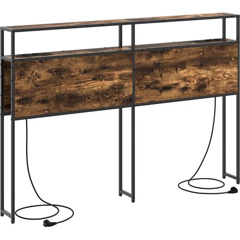 Maison Exclusive - Testata contenitore Rovere fumo Legno multistrato
