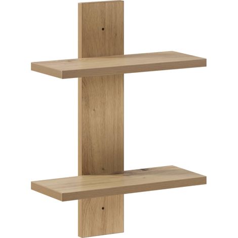 Estante de pared Roble artisan 30 x 13.5 x 43 cm vidaXL (1/5)