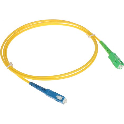 Cable de conexión monomodo PC-SC-APC/SC de 1 m