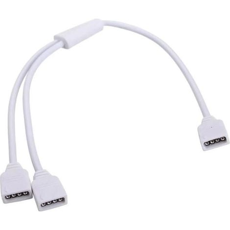 Connecteur Ruban LED RGB 2 Sorties Femelles - SILUMEN