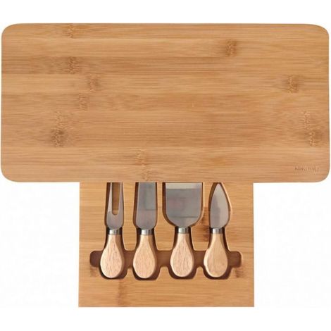 KINGHOFF KH-1567 TAGLIERE PER FORMAGGIO E SERVIZIO CON UTENSILI (1/5)