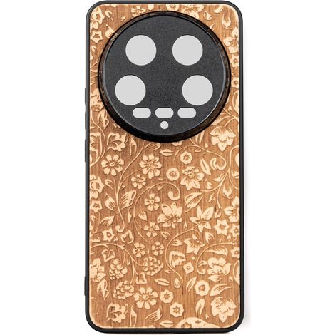 Custodia in legno Bewood per Xiaomi 14 Ultra WILD FLOWERS ANIEGRE (1/2)