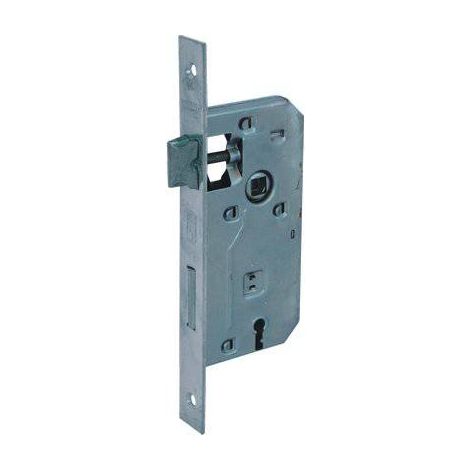 Serratura patent b.quadro nichelato 042p bonaiti i.mm 70 f.mm 22 e.mm 50 (5 pezzi) Bonaiti