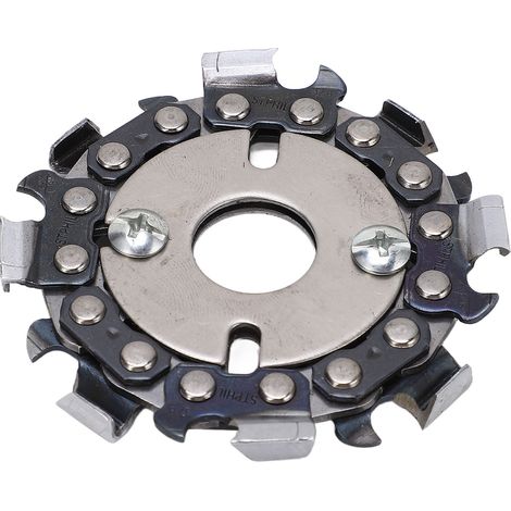 Convient aux meuleuses d'angle domestiques de type 100, disque de scie à chaîne de 2,5 pouces à 8 dents pour le rainurage du bois. (1/5)