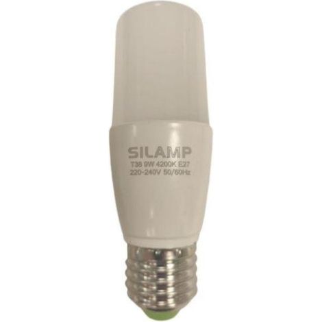 Ampoule LED E27 9W 220V T38 360° - Blanc Froid 6000K - 8000K - SILAMP