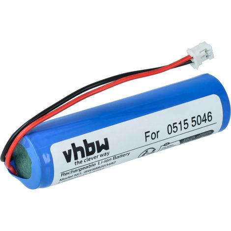 vhbw Batería reemplaza Testo 0515 5046 para medidor (2600 mAh, 3,7 V, Li-Ion)