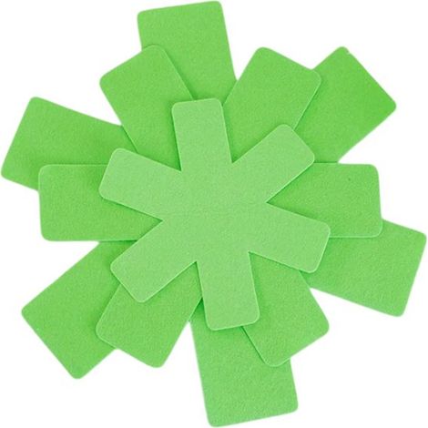 Protectores para sartenes, Juego de 8-30 x 30 x 0,2 cm, Alfombrillas de tela no tejida para sartenes, Alfombrillas aislantes del calor (1/5)