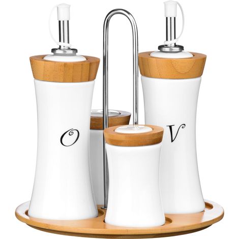 Premier Housewares 4pc Tall Condiment Set (1/2)