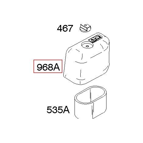 Coperchio filtro aria BRIGGS ET STRATTON 693460