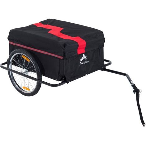 Remorque pour vélo pliable noir (1/5)