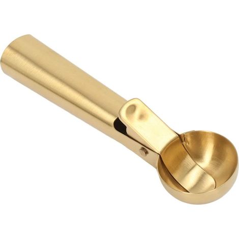Ergonomischer Eisportionierer aus Edelstahl mit Kugel (1/5)