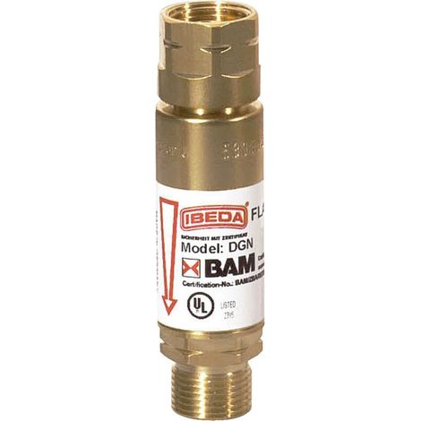 IBEDA DGN Sicherheitseinrichtung Brenngas G 3/8 LH (1/3)